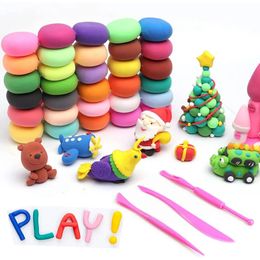500g argile Super légère couleur pâte à modeler colorée à la main modélisation douce jouet éducatif bricolage Slimes pour les enfants 240112