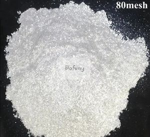 500g Super Sparkle Diamond White Crystal Parel Poeder Pigment voor oogschaduw Nail Art Polish Verf Mica 240219