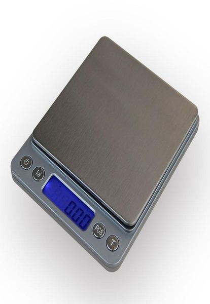 500g x 001g mini mini escala digital electrónica estuche de bolsillo postal joya de cocina balance de equilibrio 001g con 2 bandeja4037023