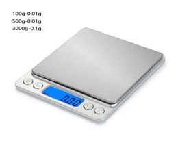 500G001G LCD Display Multifunction Digital Food Kitchen Scale Roestvrij staal Weegt Food Scale Cooking Tools Balance 6008833