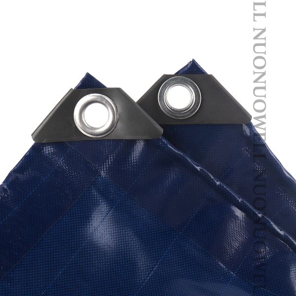 500gsm Blue PVC Tarpaulin Tissu étanche jardin Courte Balcon Succulent couvercle camion imperméable Tissu de Sunshade