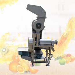 500kg Per Uur Industriële Spiraal Fruit Sinaasappelsap Extractor Plantaardige Schroef Crusher