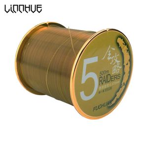 500m 1042lb Nylon Visserijlijn Long S Duurzame monofilament Japan Materiaal Materiaal Zutwater Karper Visserij Accessoires 3Color26028479258