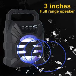 500mAh Bluetooth -luidsprekergeluid Box High Power Bluetooth -luidsprekers TF Udisk Karaoke Handheld Sound Subwoofers voor dansen