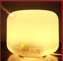 500 ml aroma Essentiële olie diffuser luchtbevochtiger aromatherapie umidificador 7 kleurverandering led nachtlicht voor thuiskantoor kind B3378959