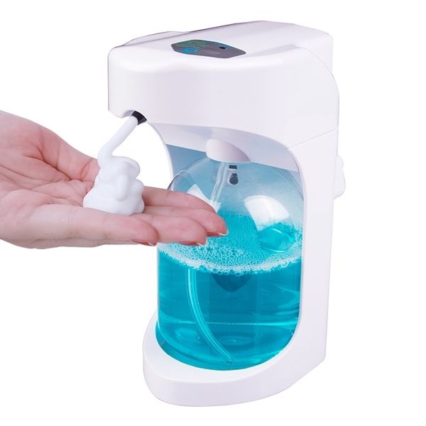 Distributeur automatique de savon en mousse de 500 ml, capteur intelligent liquide mural, sans contact, pour salle de bain et cuisine, Y200407