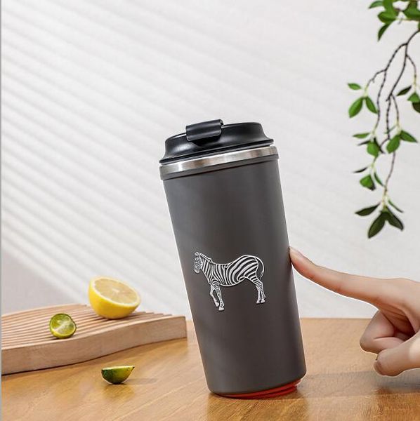 Le gobelet magique de 500ML ne tombe pas, tasse à café, joint de voyage, flacons sous vide en acier inoxydable, tasse Thermos pour bouteilles d'eau de voiture, bouteille d'aspiration