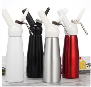 500 ml Herramientas de pastel de metal N2O Dispensador Crema Whipper Café Postre Salsas Mantequilla Aluminio Inoxidable Batido Fresh Foam Maker SEAWAY CCF9775