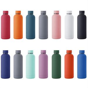 500 ml de tazas de acero inoxidable tazas de aspiración para cartas de automóvil aisladas botellas de agua portátil