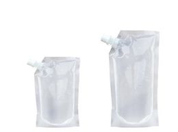 500 ml stand-up plastic drankje verpakking tas spuiten pouch voor drank vloeistof sap melk koffie container stand-up plastic