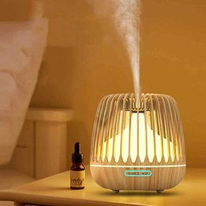 500ml humidificateur d'aromathérapie à ultrasons Led diffuseur d'huiles essentielles purificateur d'air maison brumisateur arôme lumière 210709