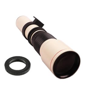 500 mm / 1000 mm F8 handmatige telefoto-prime-lens met 2X-converter 67 mm-filters voor Canon EOS M2 M3 M5 M6 M6 Mark II M10 M50 M50 Mark II M100 Nikon Sony Pentax Olmpus-camera's