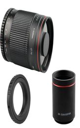 500 mm F8 Super Telepo Mirror Lens 2x Teleconverter pour Nikon D3100 D3200 D5200 D610 D3500 D5600 D760 D800 D850 D810 DSLR CAM1255735