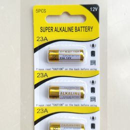 Verse 12V 23A Alkaline Battery A23 100Cards per lot Totaal 500 stks