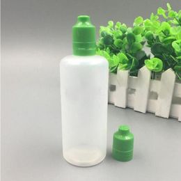 500pcs 120 ml de botellas elicolas cuentagotas de plástico PE translúcido PE vacío botella de jugo coloridas tamperios de manipulación para niños CUSFX