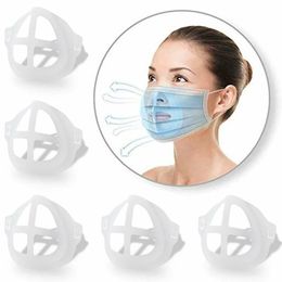 500 stcs 3D Mask Bracket herbruikbare lippenstiftbescherming Stand innerlijke ondersteuning Neusverhoging ademruimte monddekhouder houder