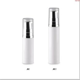500pcs 5ML 10ML blanc Mini bouteille de pompe sans air rechargeable vide 1/3oz 1/6oz conteneur cosmétique en plastique portablegood Awiqb