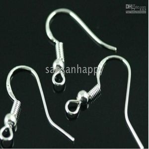 500pcs 925 Résultats de boucle d'oreille en argent sterling