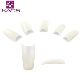 500 pièces acrylique clair/naturel/blanc faux ongles demi-embouts Ultra minces transparents faux ongles fabriqués en corée pointe des ongles