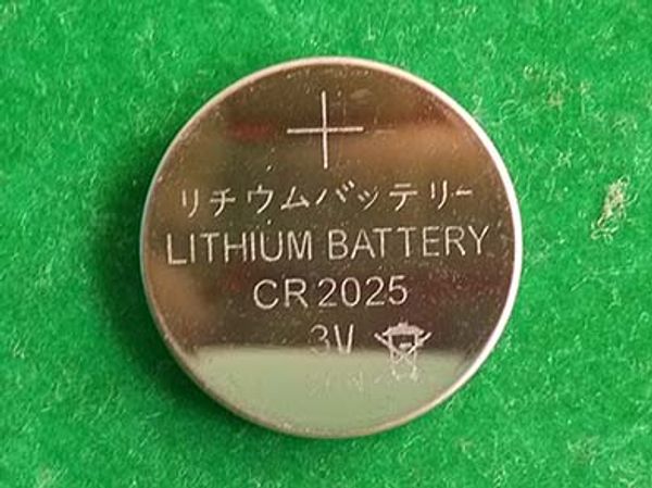 Pile bouton CR 2025 3v, 500 pièces, CR2025/Lot, 100% frais