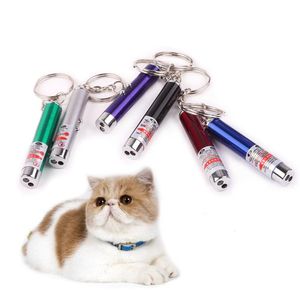 500 pièces créatif drôle animal de compagnie LED Laser chat jouet chat pointeur stylo jouet interactif fournitures pour animaux de compagnie couleur aléatoire