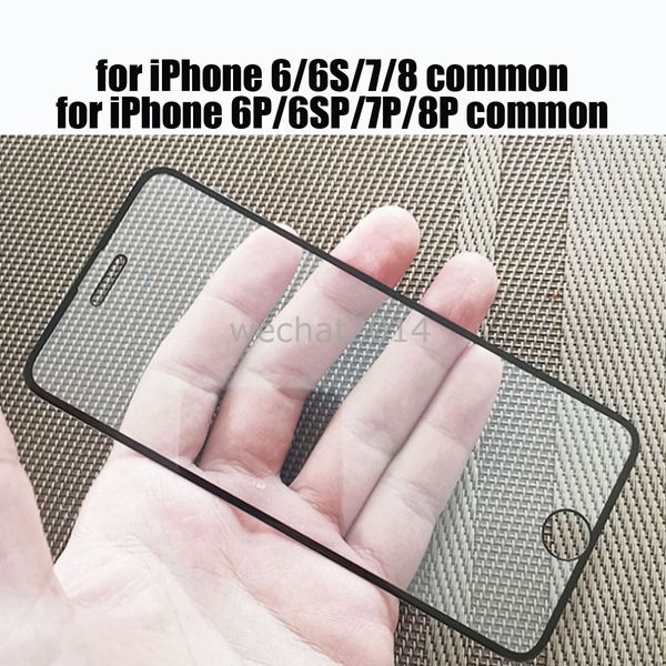 500 pièces protecteur d'écran à couverture complète 9H verre trempé pour iPhone 11 Pro Max protecteur d'écran pour iPhone X XR 6 6s 7 8 Plus Xs Max