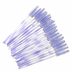 500pcs de haute qualité Nyl jetables Mascara baguettes doux Mascara brosse baguette sourcil peigne brosses Profial Eyeles outil d1aC #