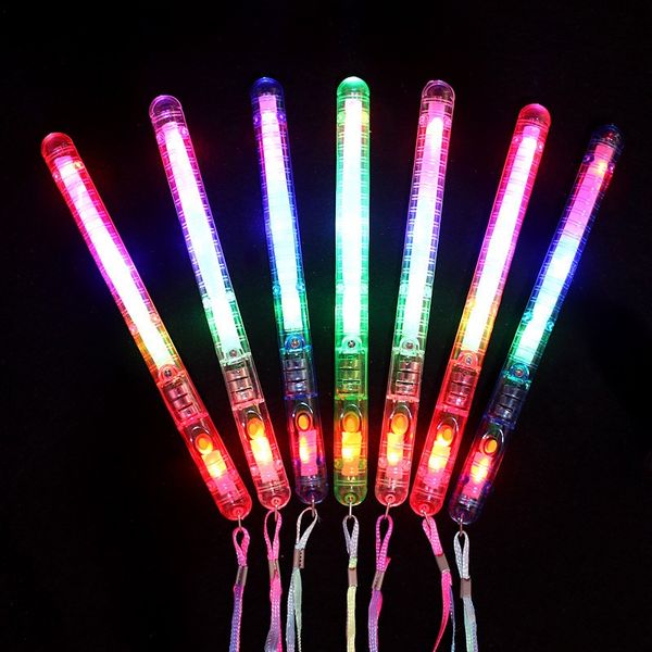 500pcs bâton de lumière LED multicolore lumineux clignotant Rave bâtons LED clignotant stroboscope baguettes Concerts fête bâton lumineux