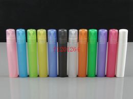 500 stks / partij Gratis Verzending 10ml Plastic Spray Parfum Flessen Lege Kleine Parfum Vulbare Verstuiverfles Container