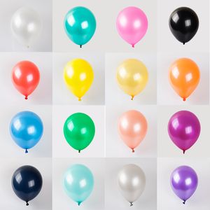 Décorations de mariage 500pcs / lot ballons d'anniversaire 10 pouces 1,5 g ballon en latex or rouge rose bleu multicolore décorations gonflables