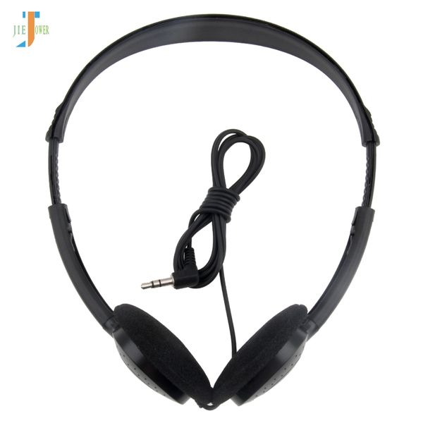 500pcs / lot Auriculares desechables Auriculares Auriculares para Iphone 6, Computadoras portátiles, Computadoras, Escuela, Biblioteca, Aula, Avión, Hospiital, Estudiantes