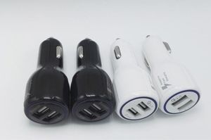 500 pcs/Lot double USB Charge rapide QC 3.0 chargeur de voiture pour Samsung S10 S9 S8 Plus chargeur rapide de téléphone portable chargeur de voiture