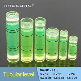 500 stcs/lot Haccury Acryl Bubble Level Water Leveler Flacons Meter Mini Spirit Level Meet Instrument