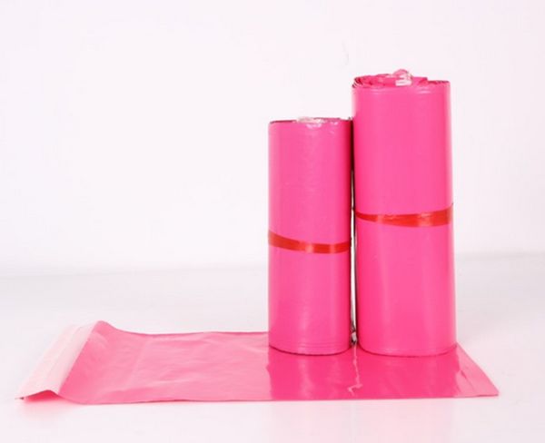 500 pcs/lot Nouveau produit 10 Taille Rose Poly Mailer Enveloppes Sac D'expédition En Plastique Sacs D'expédition Poly