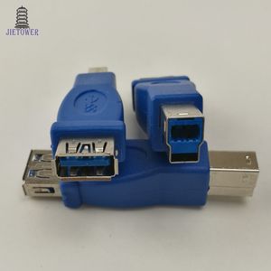 500 unids/lote adaptador USB 3,0 AF A BM tipo A hembra A tipo B adaptador macho USB3.0 conector 4,8 Gbs
