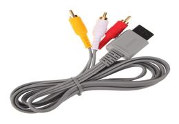 500pcs lots 18m Video Audio AV Composite 3 Câble RCA pour Cables Wii8806682