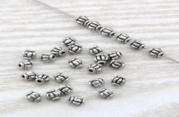 500pcs lots antique argent zinc alliage lanterne Perle 4 mm pour le collier de bracelet de fabrication de bijoux D23945419
