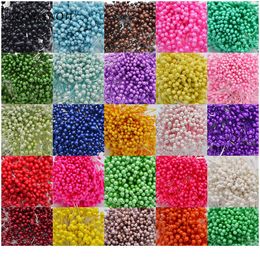 500pcs m mini étamine de fleur Pistil Wedding Noël décoration scrapbooking fleur bricolage artisanat gâteaux artificiels fleurs accé