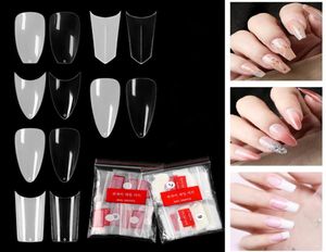 500 stcs Professionele acryl nep nail art ballet Frans puntige valse nagel display buik tips diy salon tools h073262e6709747