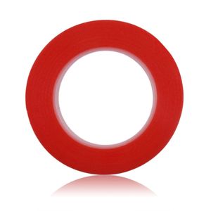 300 Uds Color rojo 2mm 3mm 5mm cinta adhesiva de doble cara para teléfono móvil pantalla táctil LCD