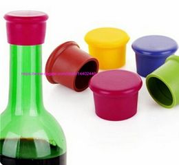 500 piezas de silicona reutilizable Cerveza de cerveza Tap Bottle Cap Stopper Seller Beverage Home Kitchen Bar Herramientas3729368