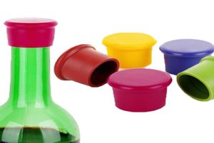 500 pièces réutilisable Silicone vin bière haut bouteille bouchon bouchon boisson économiseur scellant boisson maison cuisine barre outils GWD35191165214