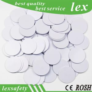 500 pcs RFID 13.56MHz NFC Tags Cards 1K Compatibele S50 F08 Smart Chip Tag ISO14443A NFC Coin Card Dia 30mm