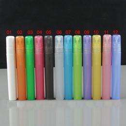500 stks Reizen Draagbare Parfumfles Spray Flessen Lege Cosmetische Containers 10 ML Atomizer Plastic Pen