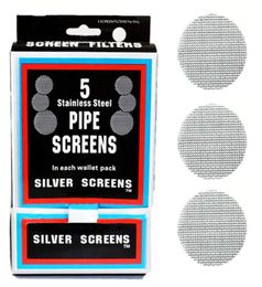 500 pcSbox Smoking Pipe Screens Silver Pipe Screen 20mm0123495088