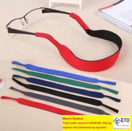 500pcslot 6 kleuren glazen neopreen nekband houder cordchainlanyard string voor zonnebrillen bril