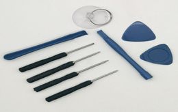 500 stuksslot 9 in 1 Schroevendraaier Sucker Pry Repair Opening Tool Kit Set Voor iphone 4 4s 4g 5 5c 5s 6 6plus2281344