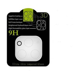 500pcslot arrière-caméra arrière-caméra Temperred Glass Protector pour iPhone 13 12 Mini 11 Pro Max Gals Film Screot Protect3717689