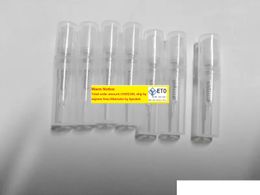 500pcslot Fedex DHL envío rápido Vacío 2ml 3ml mini botella de perfume en aerosol de plástico pequeña promoción atomizador de perfume de muestra