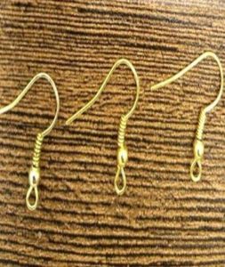 500PCSLOT Gold plaqué de boucles d'oreille Classement Crochets Recherche pour le bricolage de bijoux d'artisanat 15 mm aw2664832799550717